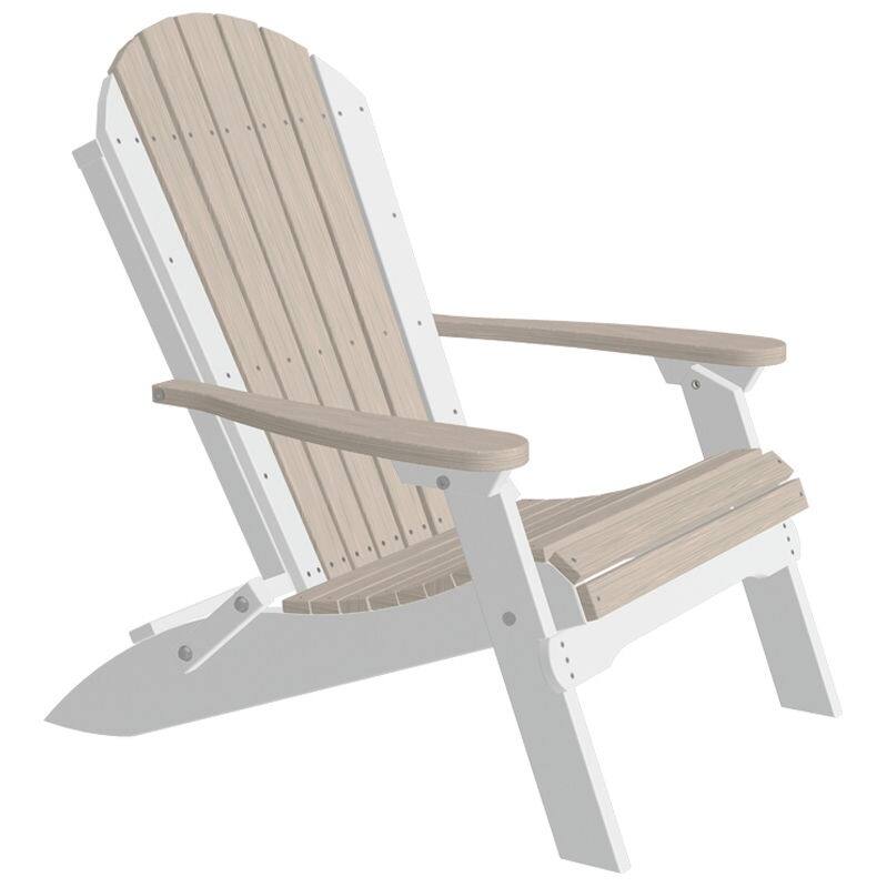 Poly Lumber Folding Adirondack Chair