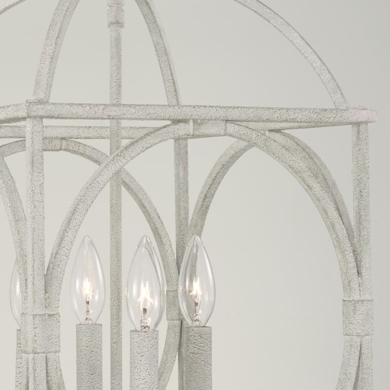 4-Light Sand Dollar finish Foyer - 20.75 High