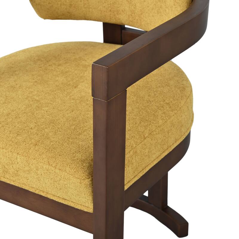 Indoor Upholstered Wood Dining Chair(Set of 2)