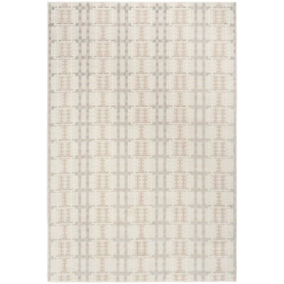 Nourison Nordic Indoor only Grey Geometric Area Rug