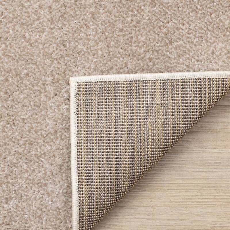 Marley Collection - Geometric Curves Taupe Oxblood Area Rug