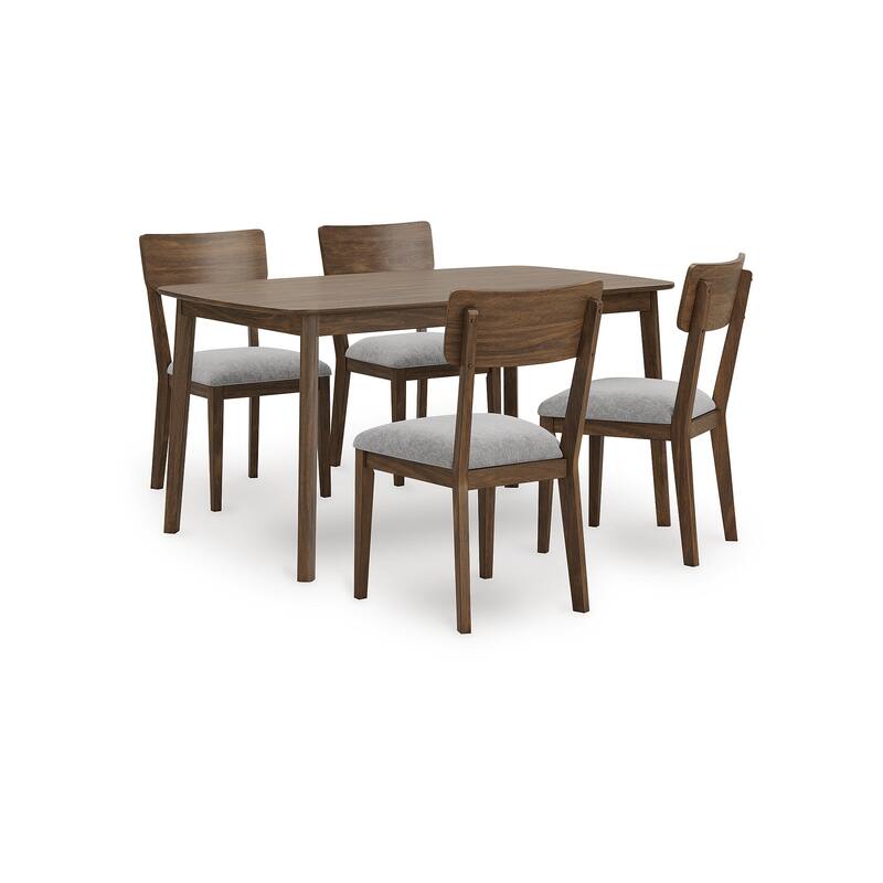 Signature Design by Ashley Favelon Dining Table and 4 Chairs (Set of 5)