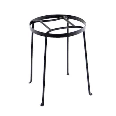 Achla Designs Indoor Outdoor Diamond Shaped Argyle Plant Stand II, 14 Inch Tall, Roman Bronze Powder Coat Finish