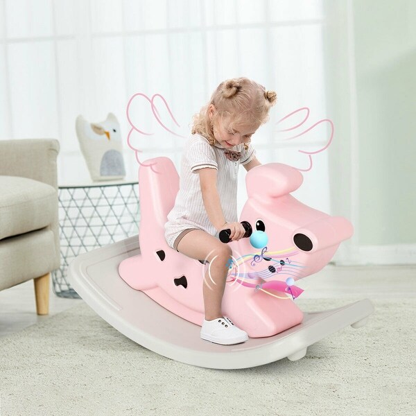 rocking horse with music