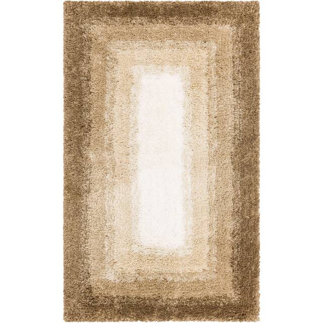 Mohawk Home Ombre Border Bath Rug - 1' 8" x 2' 10" - Barley