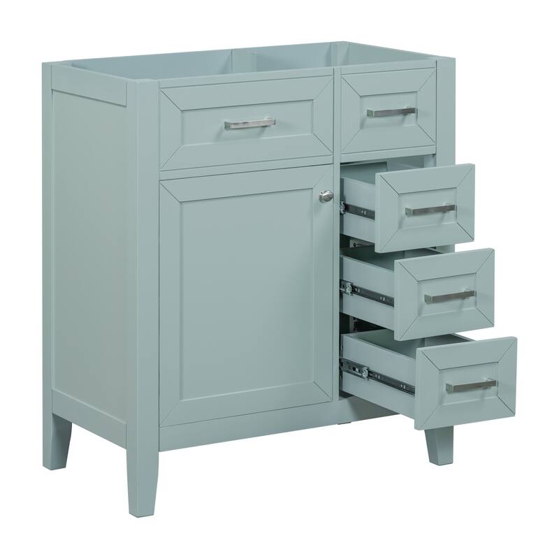 30" Bathroom Vanity with Solid Frame and MDF Board