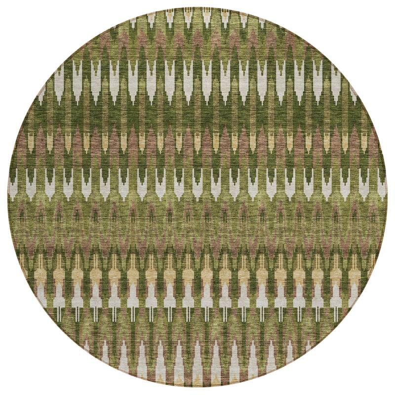 Machine Washable Indoor/ Outdoor Chantille Moroccan Boho Rug