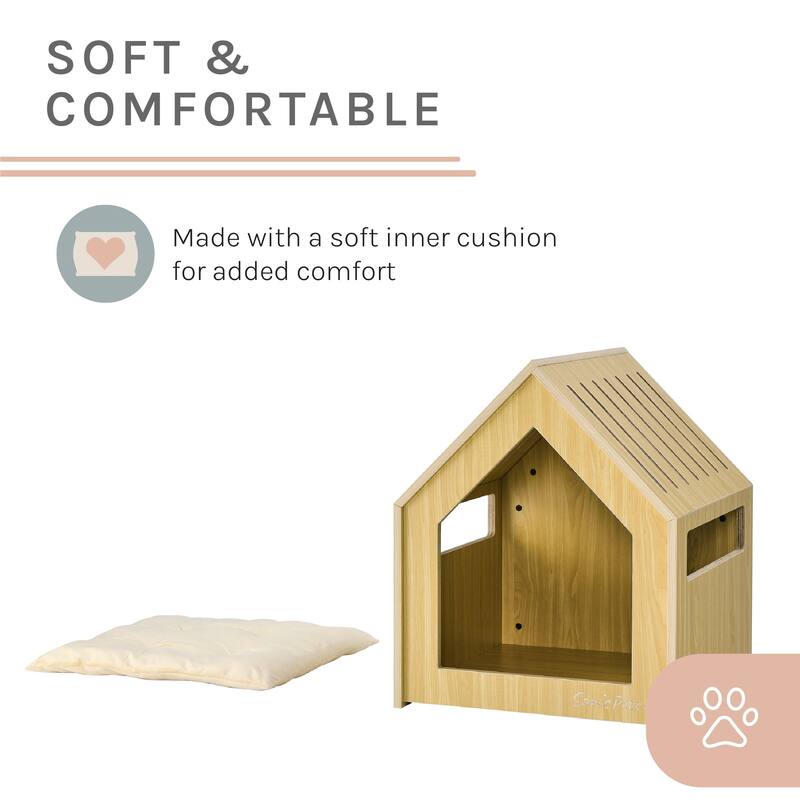 Forest 23'' Dog House In Natural Oak - 23