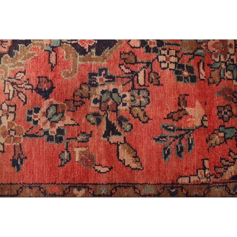 ECARPETGALLERY Hand-knotted Andelz Red Wool Rug - 3'5 x 8'10