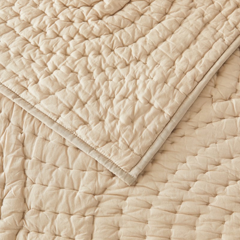 Hand Stitch Cotton Voile Quilt Set