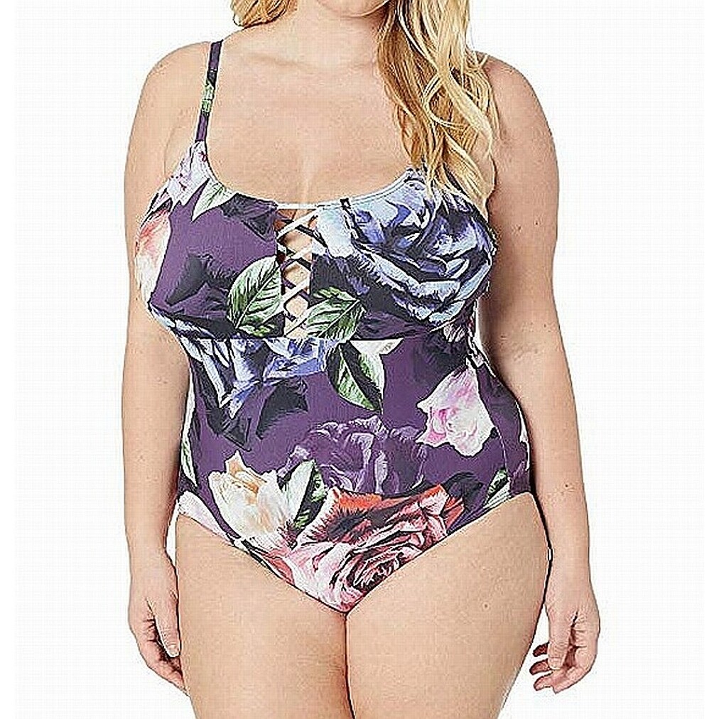 Eternatastic Womens 2 Pieces Floral Tankini Top and Skirt Bottom Set