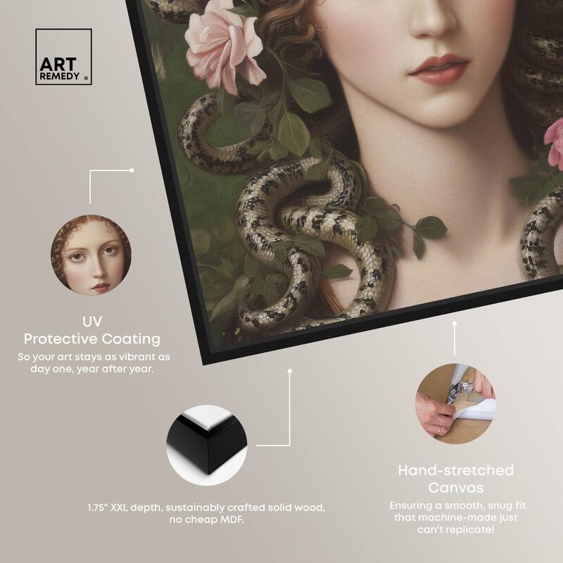 Medusa Canvas by Art Remedy