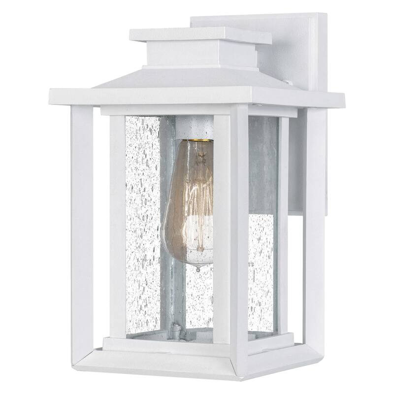 Bellevue Arthur 11" Tall Outdoor Wall Sconce - White Lustre