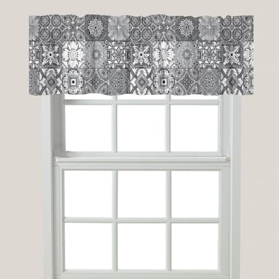 Gray Granada Window Valance - 60" x 18"