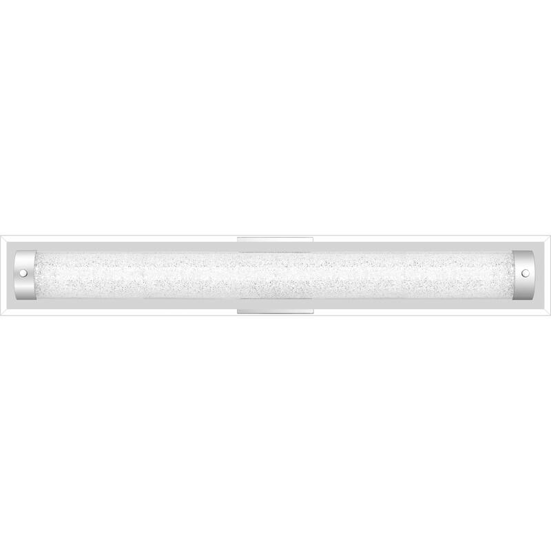 Glitz LED Bathroom Vanity Light in Polished Chrome