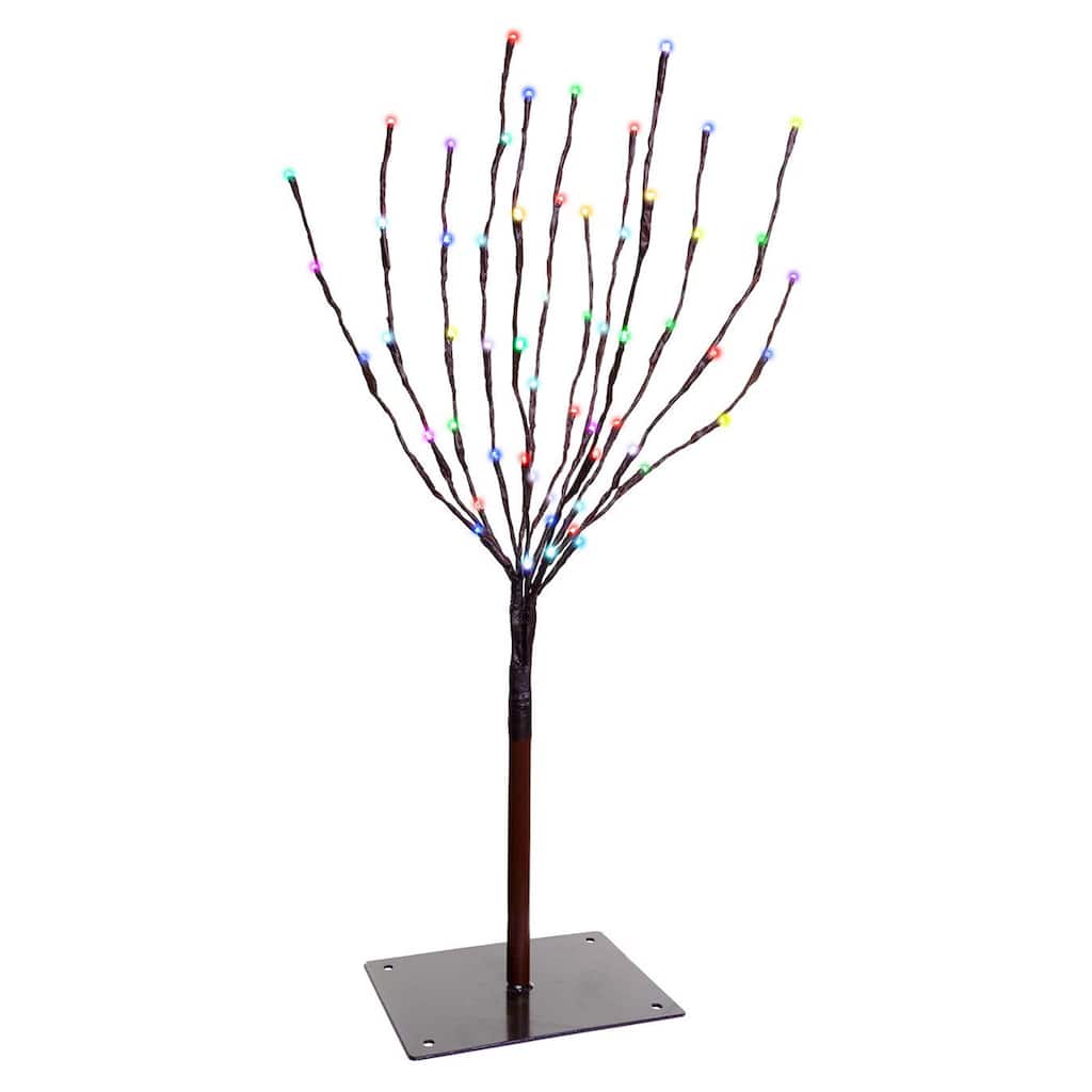 Celebrations Platinum LED RGBW Light Burst 30 in. Yard Decor - Red