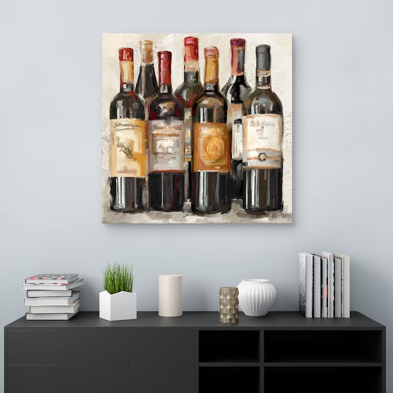 Vinology II by Studio Arts Canvas Art Print