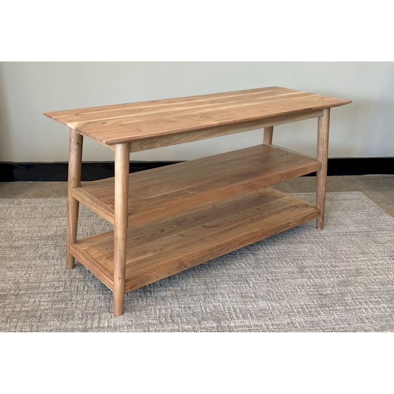 Acacia Wood TV Console