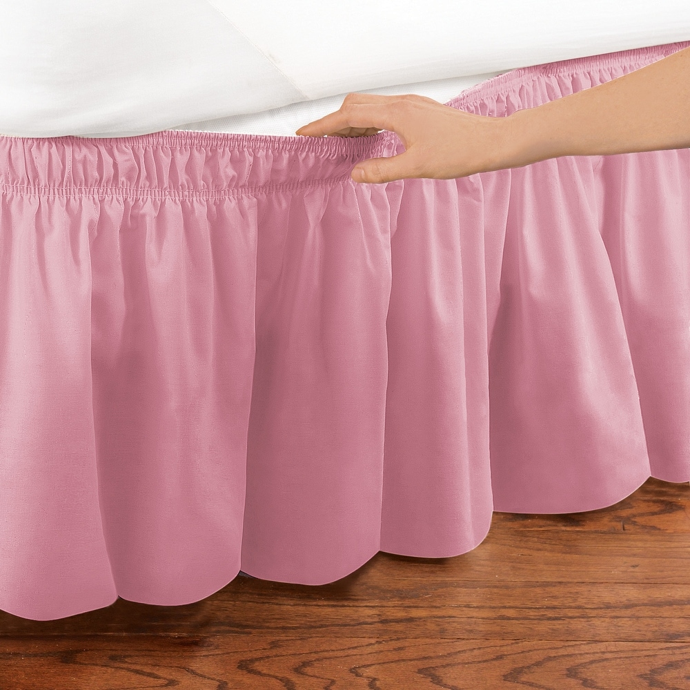 Pink pleated online skirt queen size