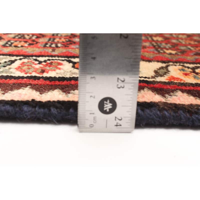 ECARPETGALLERY Hand-knotted Andelz Red Wool Rug - 2'6 x 6'6