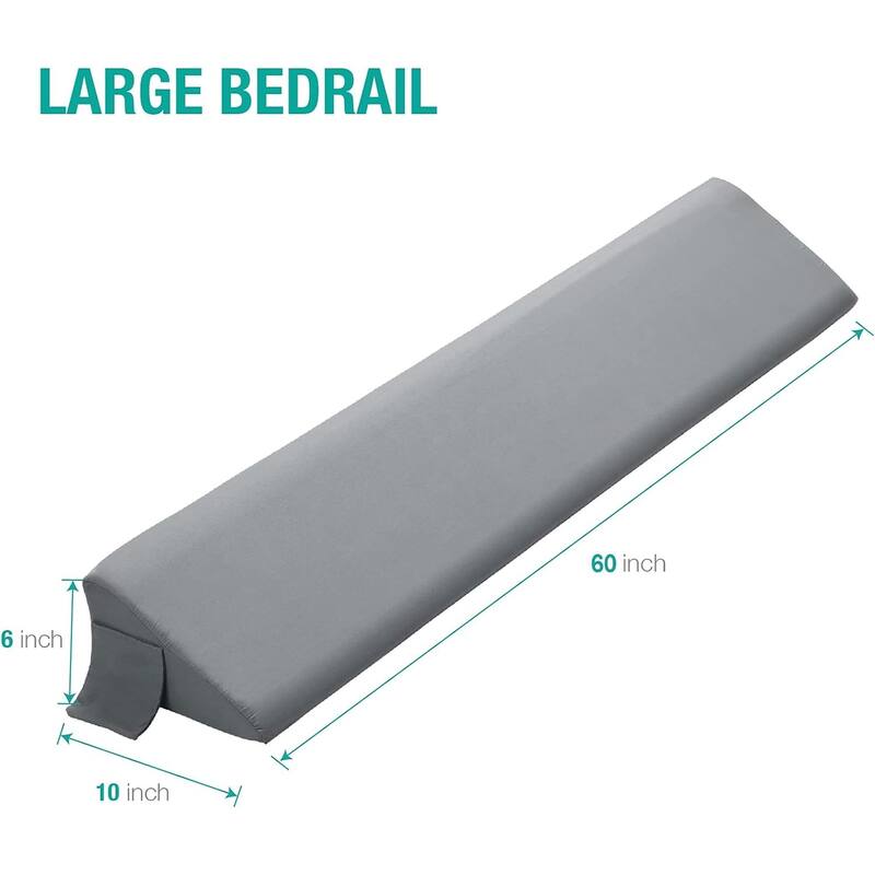 Bed Wedge Pillow/Headboard Pillow/Mattress Gap Filler,Bed Heaboard Gap