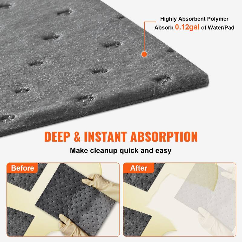 Spill Absorbent Pads Polypropylene Absorbent Pad for Water