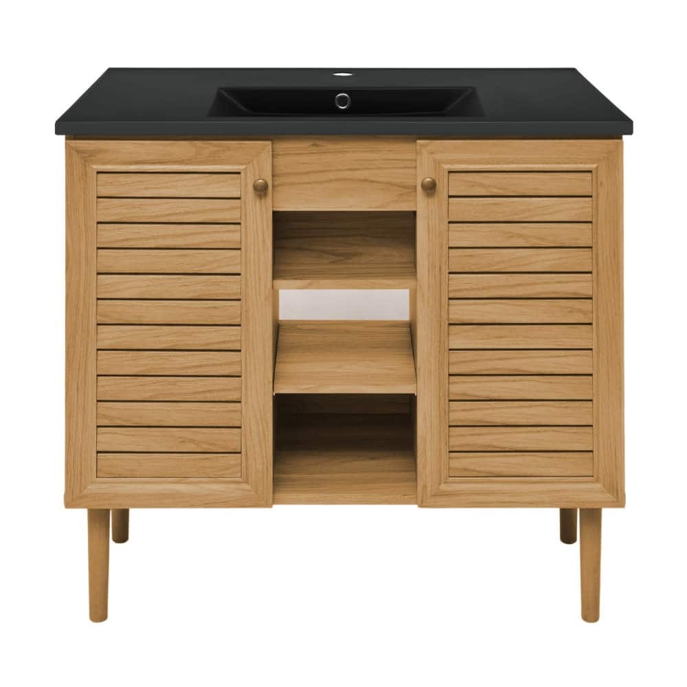 Swiss Madison SM-BV374MB Bron 37" Free Standing Single Basin Vanity