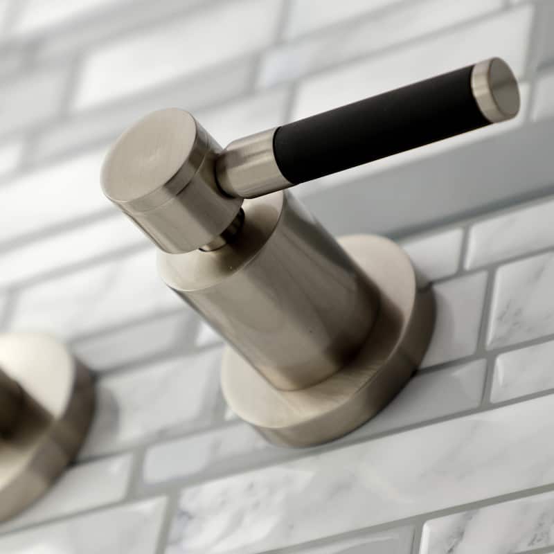 Kingston Brass Kaiser 3-Hole Wall Mount Roman Tub Faucet