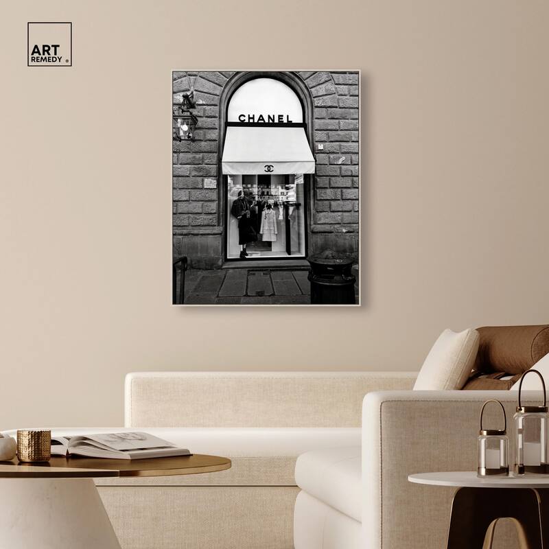 Fashion House Window Canvas by Art Remedy