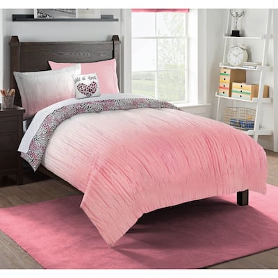 Nw Kids Wild At Heart Twin Bed In A Bag with Dec Pillow