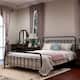 Alazyhome Simple Vintage Metal Platform Bed Frame, Easy-Assembly