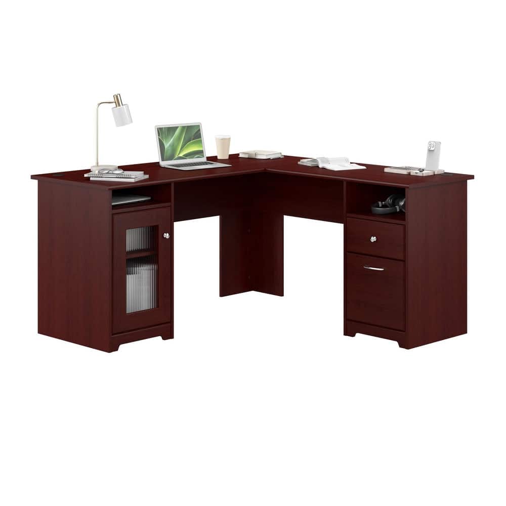 Bush Home Cabot 60W L Shaped Computer Desk with Storage