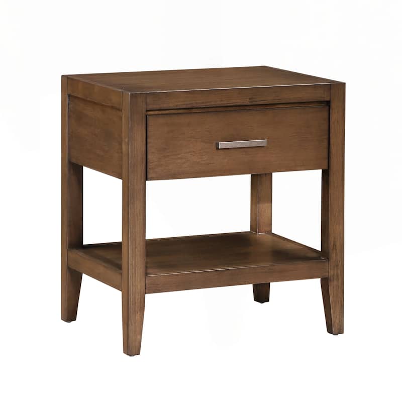 Versatile Transitional Nightstand with Stylish Design and Practical Storage