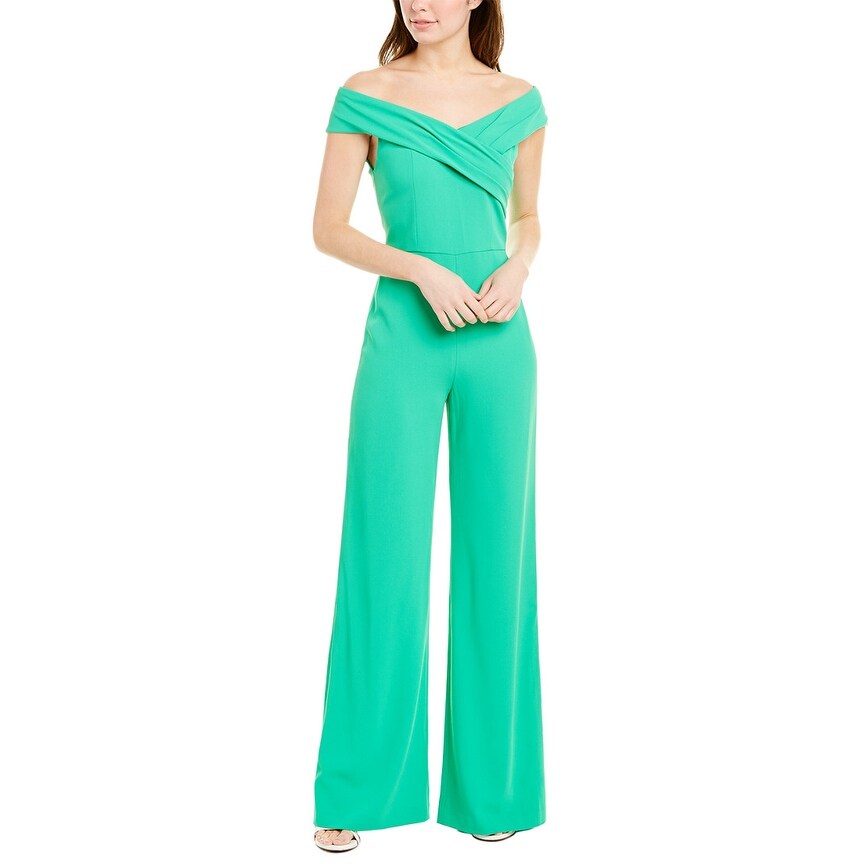 alice and olivia green jumpsuit