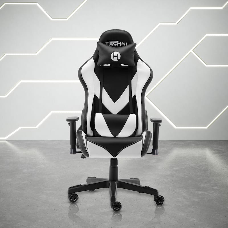 Sport TS-92 Office-PC Gaming Chai,High quality and durable， White - White
