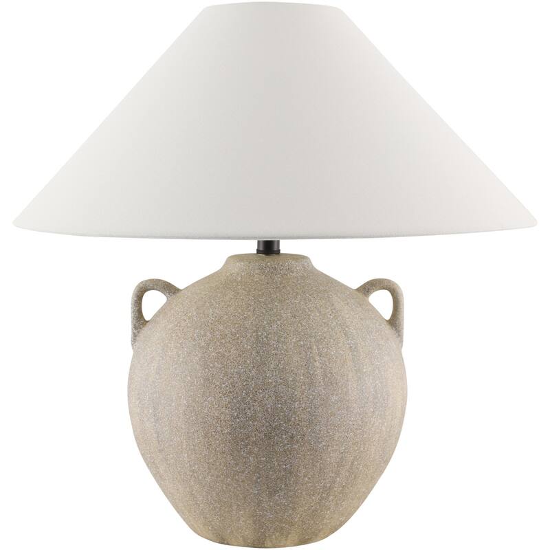 Livabliss Nivalis Traditional Accent Table Lamp - 22"H x 22"W x 22"D - Brown/Brass