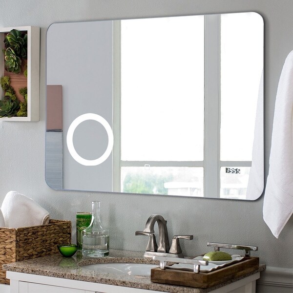 mounted makeup mirror