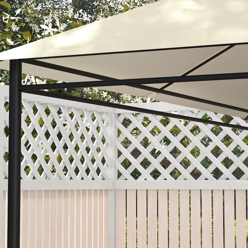 Outsunny 10' x 13' Gazebo Canopy Replacement, Patio Gazebo Roof with Top Vents for 84C-116