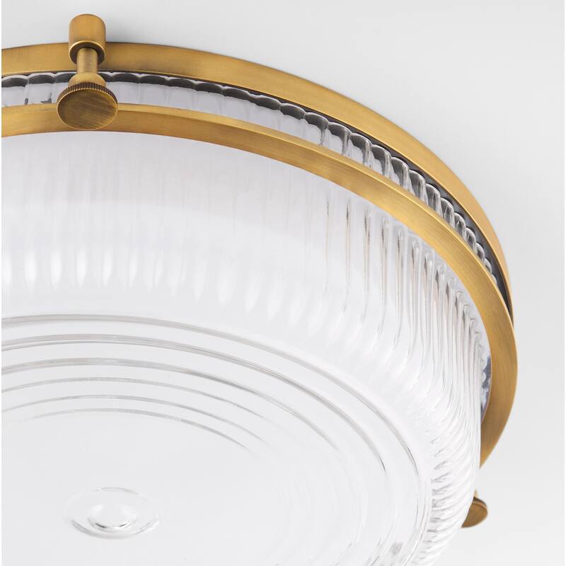 Quorum International 368-14 Emory 14" Wide LED Flush Mount Drum