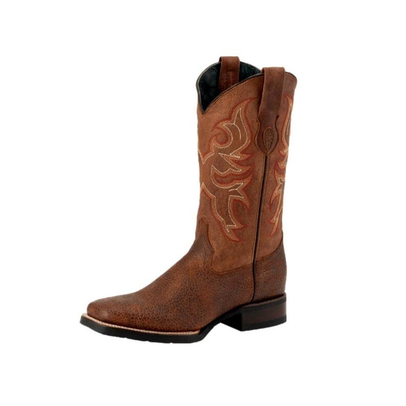 Ferrini Western Boots Womens Toro Square Toe Leather Brandy 82993-55