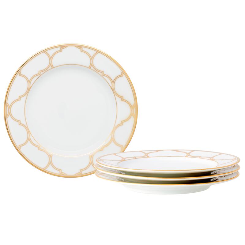 Noritake Eternal Palace Set Of 4 Bread & Butter/Appetizer Plates, 6-1/2" - Gold