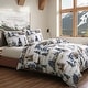 preview thumbnail 2 of 8, Paseo Road Acadia Cabin Bedding Woodland Lodge 3 Piece Reversible Duvet Cover Set with Pillow Shams