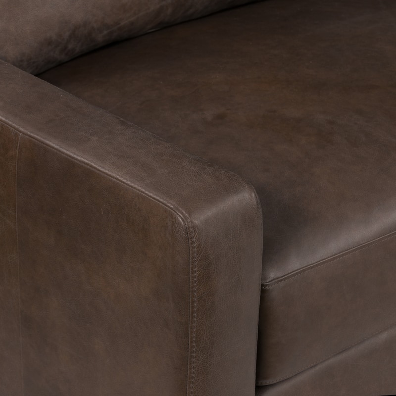 Poly & Bark Sorrento Sectional - Genuine Italian Leather