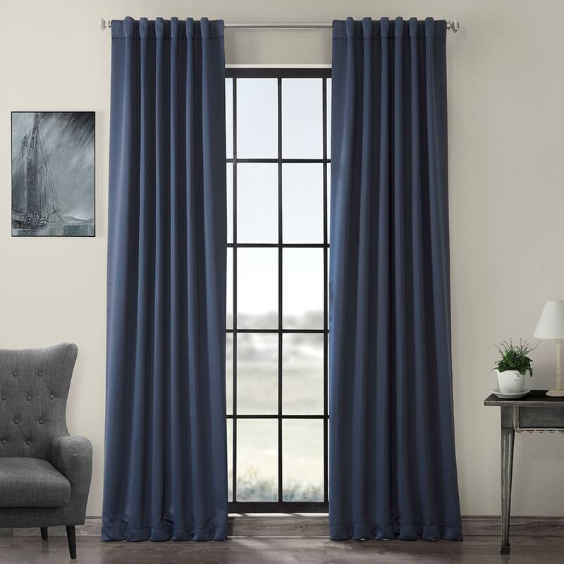 Exclusive Fabrics Room Darkening 108-inch Curtain Panel Pair