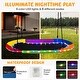 preview thumbnail 9 of 8, Costway 60" Saucer Swing with LED Lights 700 LBS Platform Tree Swing - See Details