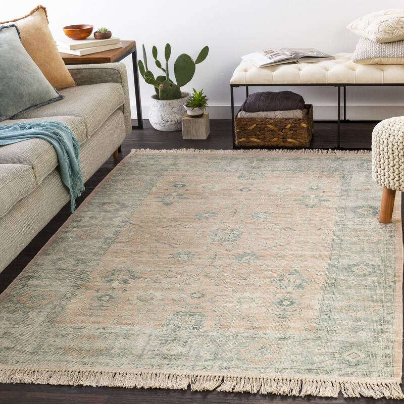 Livabliss Zainab Vintage Medallion Area Rug - Camel - 6' x 9'