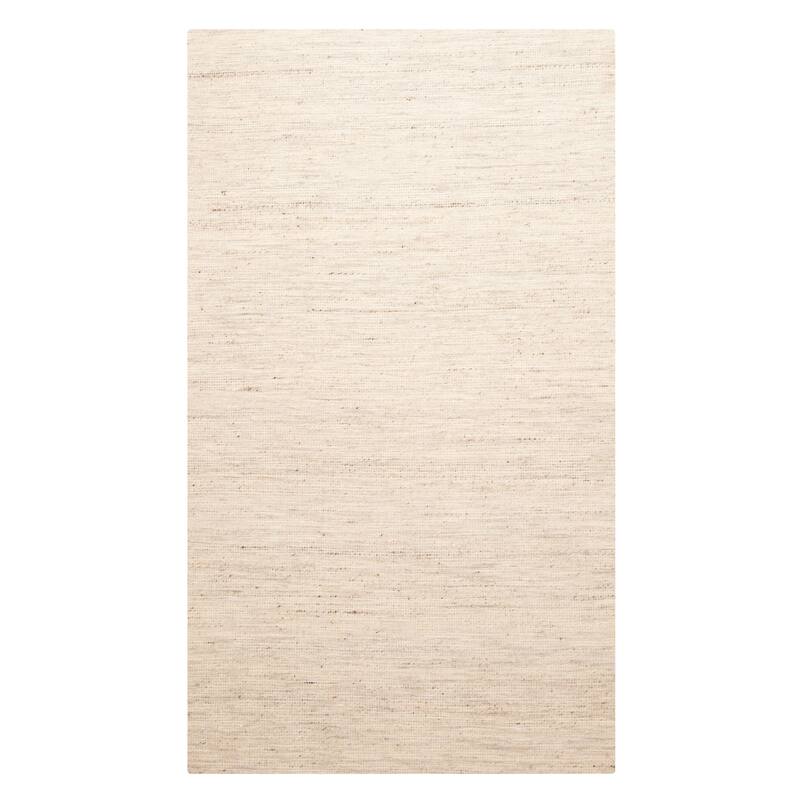 ECARPETGALLERY Braid weave Sienna Tan Wool Rug - 5'0 x 8'7