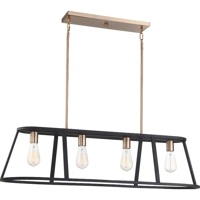 Chassis 4-Light Island Pendant Fixture - N/A