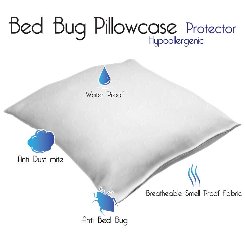 Remedy Bed Bug Dust Mite Cotton Mattress & Pillow Protector-Twin