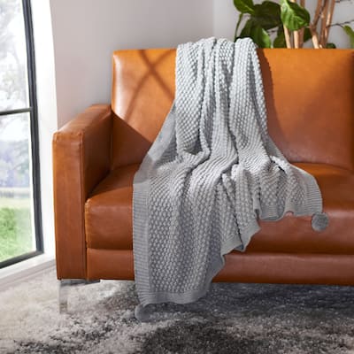 SAFAVIEH Laman Cotton 50 x 60-inch Accent Throw Blanket
